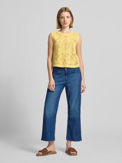 Brax Regular Fit Culotte aus Baumwoll-Mix  Blau 1