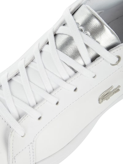 Lacoste Sneaker aus Leder Weiss 2