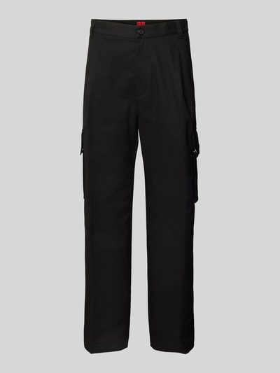 HUGO Regular Fit Cargohose mit Eingrifftaschen Modell 'Graysen' Black 2