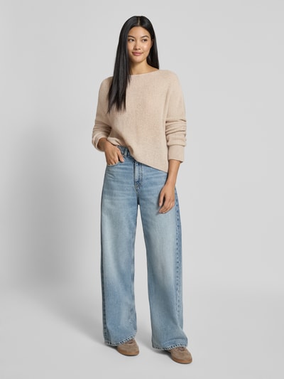 Drykorn Strickpullover aus Alpaka-Mix Modell 'IMENY' Sand 1