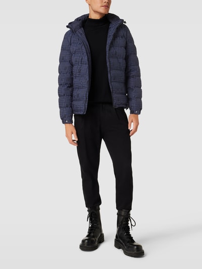 Guess Jack met all-over motief, model 'PUFFA' Zwart - 1