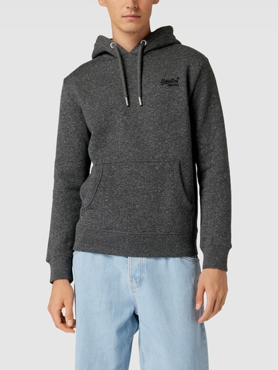 Superdry Hoodie mit Logo-Stitching Mittelgrau 4