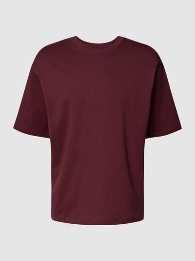 REVIEW Oversized T-shirt met ronde hals Bordeaux - 2