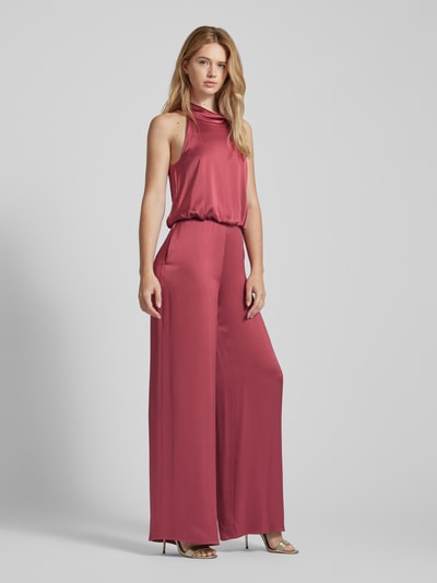 V by Vera Mont Jumpsuit met halter Roestrood - 1