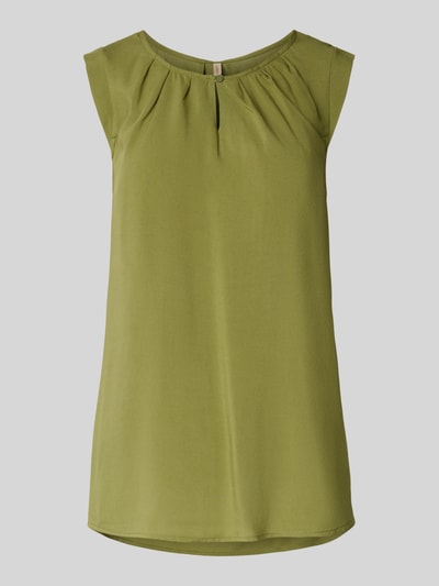 Soyaconcept Tanktop mit Raffungen Modell 'RADIA' Khaki 2