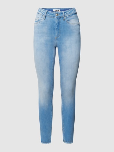 Only Jeans met labeldetails, model 'BLUSH' Jeansblauw - 2