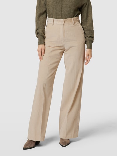 Weekend Max Mara Broek in ribcordlook, model 'TANIA' Ecru - 4