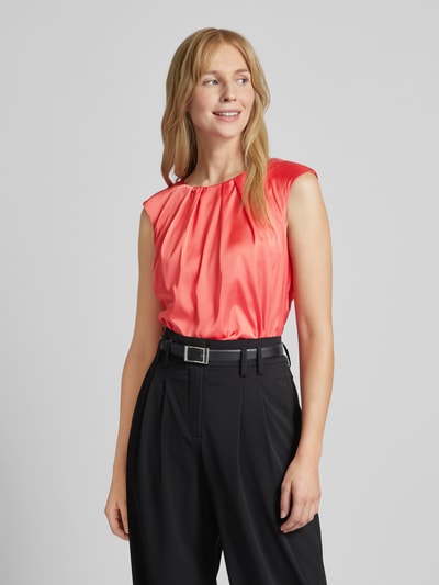 Christian Berg Woman Selection Blouse met plooien Koraal - 4