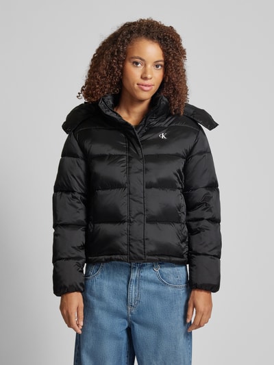 Calvin Klein Jeans Steppjacke mit Logo-Print Modell 'SHINY' Black 4