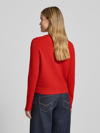 Christian Berg Woman Kurtka z dzianiny z kaszmiru z okrągłym dekoltem Czerwony 5