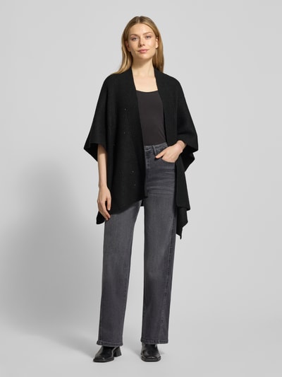 OPUS Poncho mit 1/2-Ärmel Modell 'Ablanki' Black 1