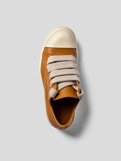 Rick Owens Sneaker aus Leder Anthrazit 4