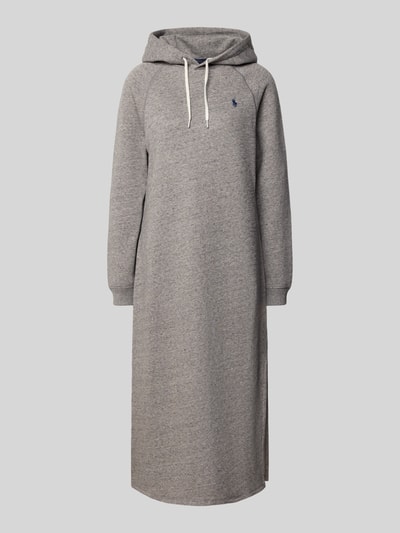 Polo Ralph Lauren Sukienka z dzianiny dresowej z kapturem Średnioszary 2