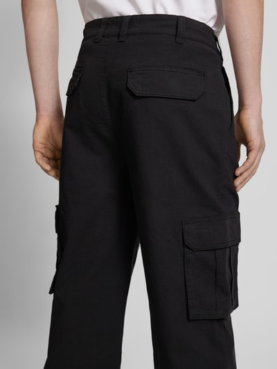 REVIEW Cargohose mit Label-Detail Black 3