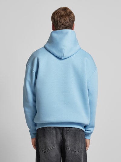 REVIEW Hoodie met capuchon Rookblauw - 5