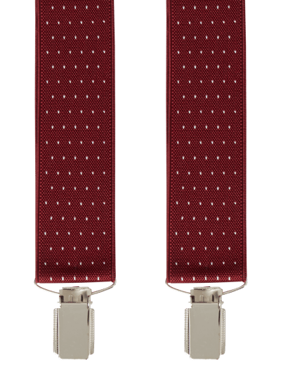 Montego Hosenträger mit Tupfenmuster Bordeaux Rot 1