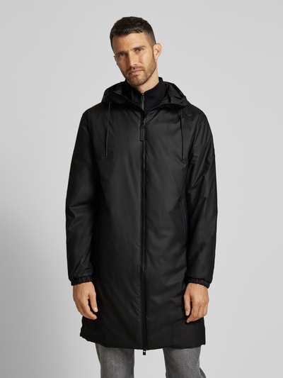 RAINS Jacke in Überlänge Modell 'LOHJA' Black 4