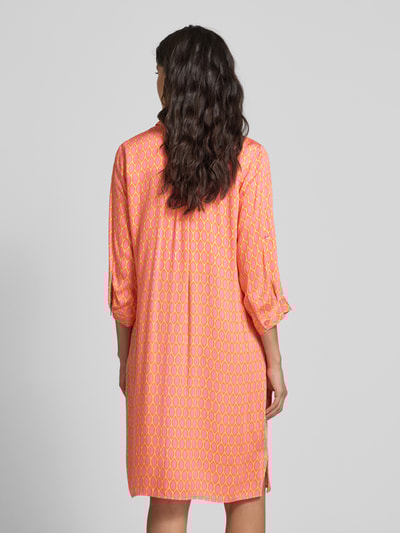 Smith and Soul Knielanges Hemdblusenkleid mit 3/4-Arm Apricot 5