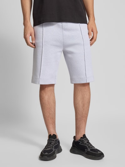 BOSS Green Regular Fit Sportshorts mit Baumwolle Weiss 4