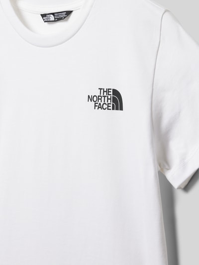 The North Face T-shirt met labelprint Wit - 2
