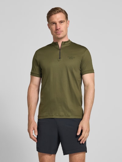 BOSS Green koszulka polo o kroju regular fit z czystej bawełny model 'PS Spirit 70' Oliwkowy 4
