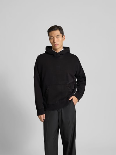 WON HUNDRED Oversized Hoodie mit Logo-Stitching Anthrazit 4