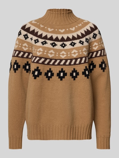 Weekend Max Mara Regular fit gebreide pullover van pure scheerwol, model 'HARDY' Camel - 2
