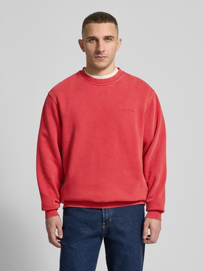 Dickies sweatshirt met labelstitching en ronde hals Rood - 4