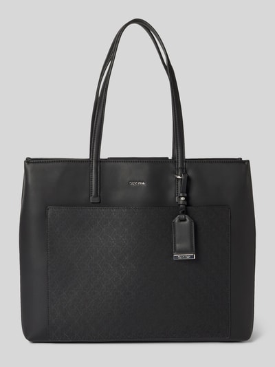 CK Calvin Klein Shopper mit Label-Anhänger Modell 'CK MUST' Black 2