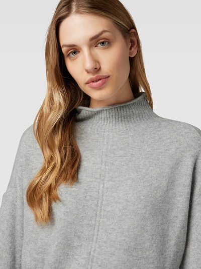 Esprit Gebreide pullover met structuurmotief Zilver gemêleerd - 3