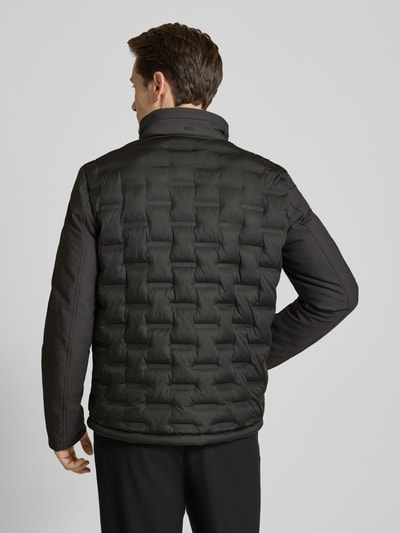 bugatti Gewatteerd jack met opstaande kraag Grafiet - 5