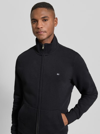 Christian Berg Men Regular Fit Sweatjacke mit Stehkragen Black 3
