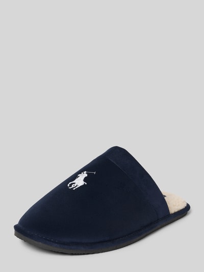 Polo Ralph Lauren Kapcie z wyhaftowanym logo Granatowy 1