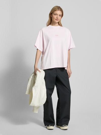 Pegador Oversized T-Shirt mit Label-Print Modell 'KIMI' Rosa 1