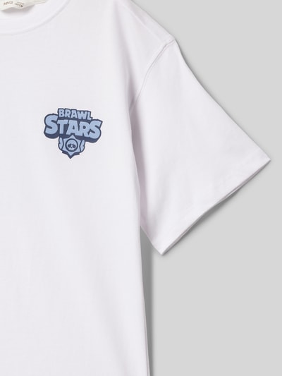 Mango T-Shirt mit Rundhalsausschnitt Ecru 2