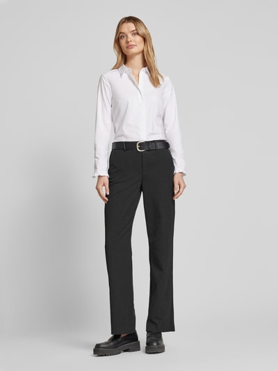 Vero Moda Regular Fit Hose mit Gürtelschlaufen Modell 'MAYA' Mittelgrau 1