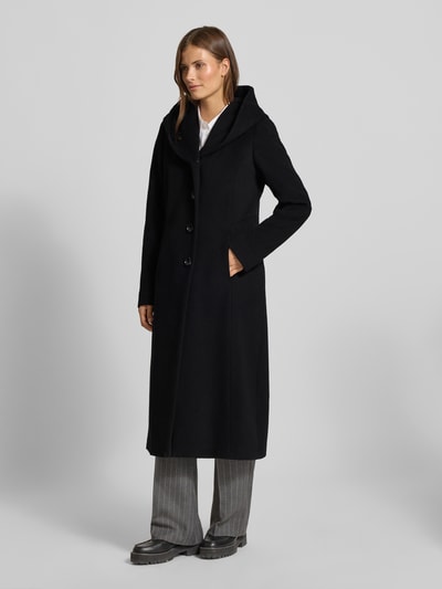 Milo Coats Mantel mit Kaschmir-Anteil Modell 'Nella' Black 4