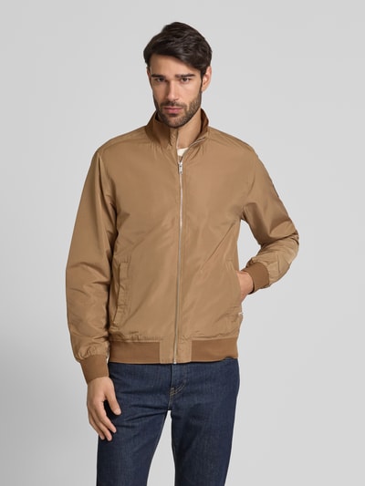 Matinique Blouson met strookzakken, model 'hardron' Lichtbruin - 4