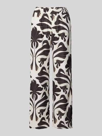 ZABAIONE Stoffen broek met elastische band Zwart - 2