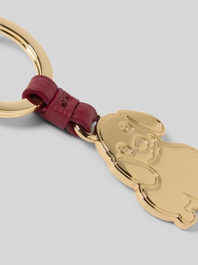 Coccinelle Anhänger mit Motiv-Charm Modell 'Basic' Bordeaux 2