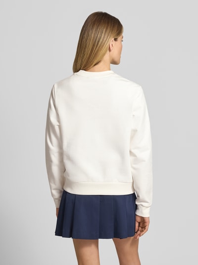 Lacoste Sport Relaxed fit sweatshirt van puur katoen Offwhite - 5