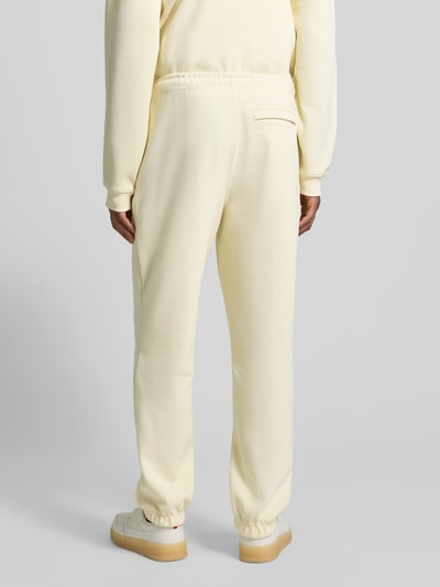 Lacoste Regular fit sweatpants van katoenmix Ecru - 5