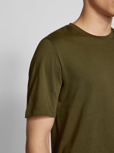 Jack & Jones T-Shirt mit Label-Detail Modell 'ORGANIC' Oliv 3