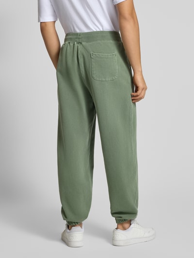 DEUS EX MACHINA Relaxed fit joggingbroek met elastische band, model 'Shield' Kaki - 5