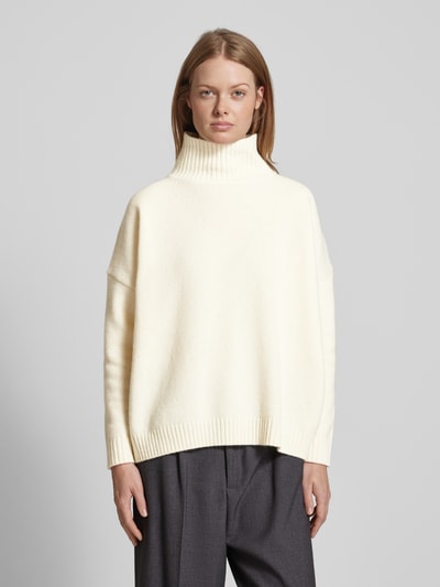 Weekend Max Mara Strickpullover mit Stehkragen Modell 'BORGIA' Offwhite 4