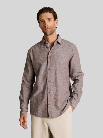 Tom Tailor Regular Fit Freizeithemd aus Leinen-Baumwolle-Mix Hazel 4