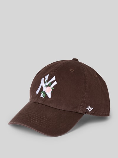 '47 Basecap mit Label-Stitching Modell 'New York Yankees' Dunkelbraun 1