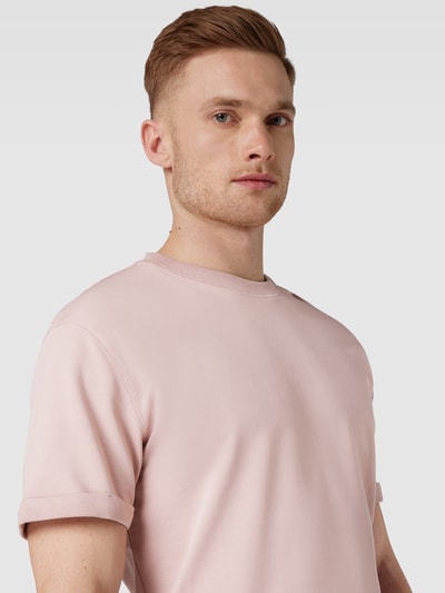 Windsor T-shirt z okrągłym dekoltem model ‘Sevo’ Jasnoróżowy 3