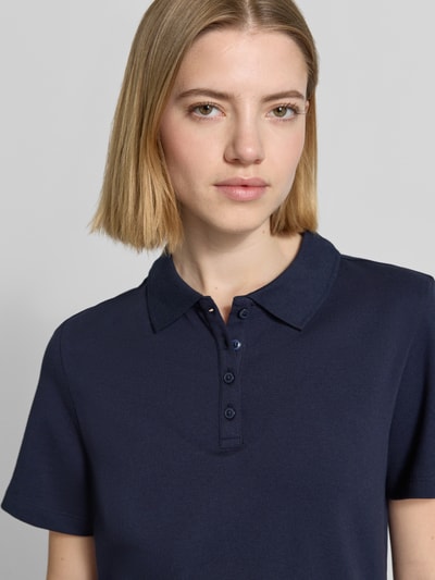 s.Oliver RED LABEL Regular Fit Poloshirt aus Baumwoll-Mix Marine 3