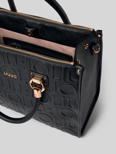 Liu Jo White Tote Bag in Leder-Optik Black 5